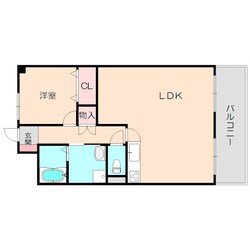 空港リブレ大阪屋の物件間取画像